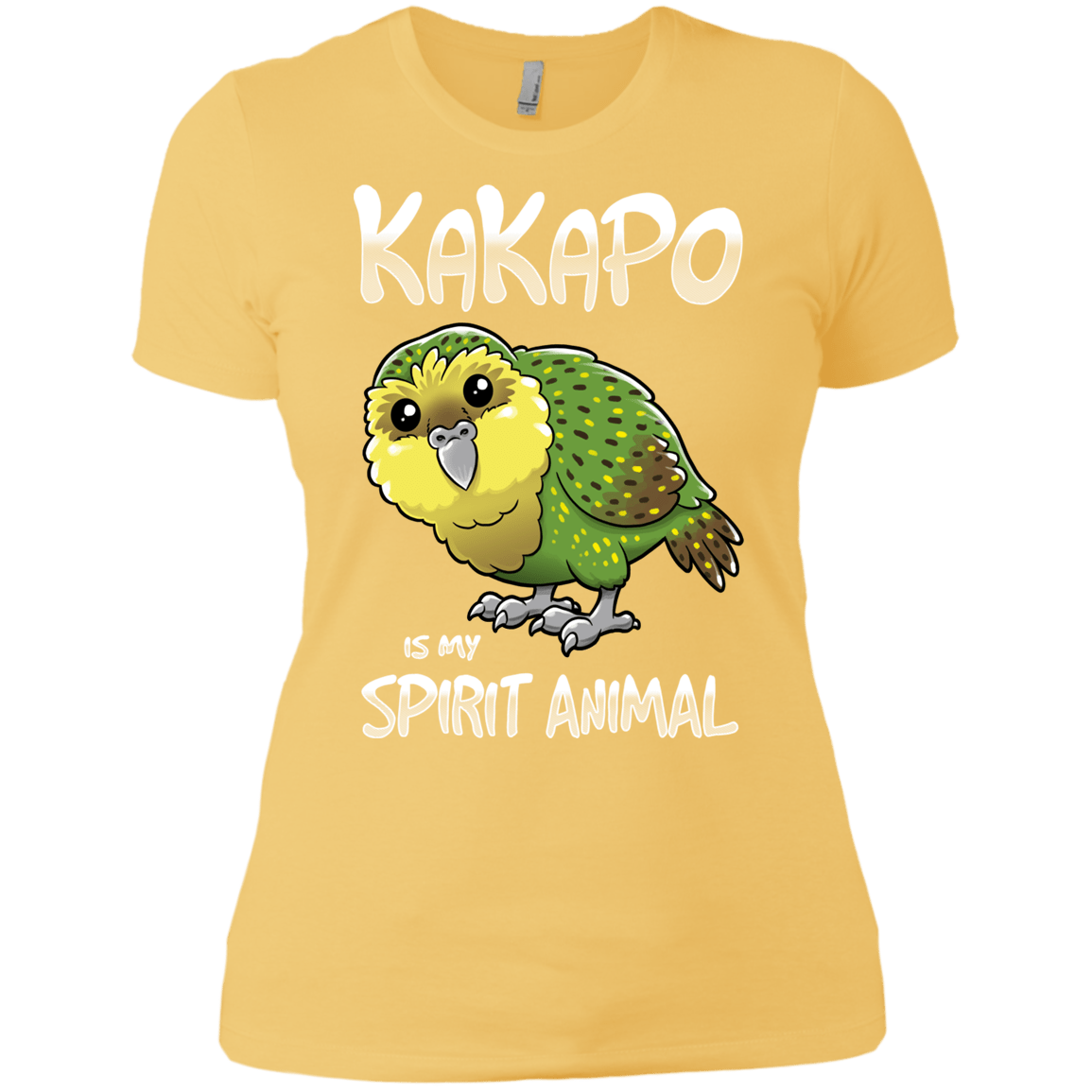 T-Shirts Banana Cream/ / X-Small Kakapo Spirit Animal Women's Premium T-Shirt