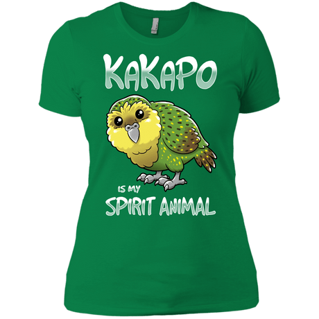 T-Shirts Kelly Green / X-Small Kakapo Spirit Animal Women's Premium T-Shirt