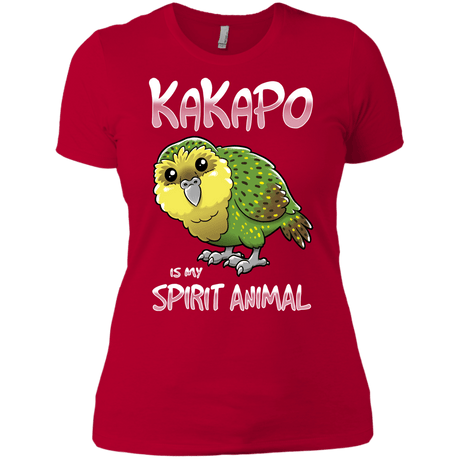 T-Shirts Red / X-Small Kakapo Spirit Animal Women's Premium T-Shirt