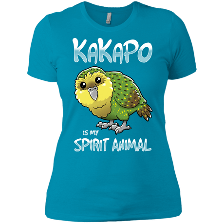 T-Shirts Turquoise / X-Small Kakapo Spirit Animal Women's Premium T-Shirt