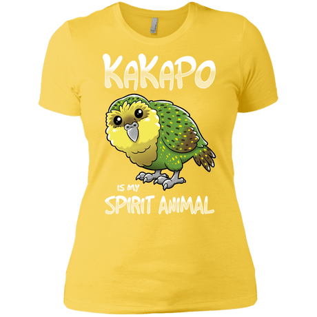 T-Shirts Vibrant Yellow / X-Small Kakapo Spirit Animal Women's Premium T-Shirt