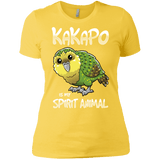 T-Shirts Vibrant Yellow / X-Small Kakapo Spirit Animal Women's Premium T-Shirt