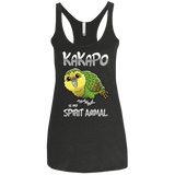 T-Shirts Vintage Black / X-Small Kakapo Spirit Animal Women's Triblend Racerback Tank