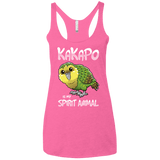T-Shirts Vintage Pink / X-Small Kakapo Spirit Animal Women's Triblend Racerback Tank