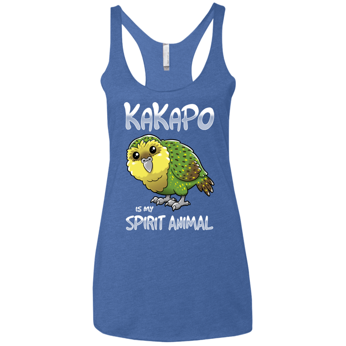 T-Shirts Vintage Royal / X-Small Kakapo Spirit Animal Women's Triblend Racerback Tank
