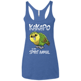 T-Shirts Vintage Royal / X-Small Kakapo Spirit Animal Women's Triblend Racerback Tank