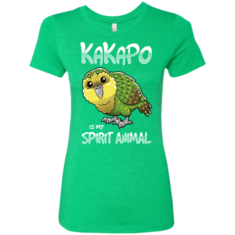 T-Shirts Envy / S Kakapo Spirit Animal Women's Triblend T-Shirt