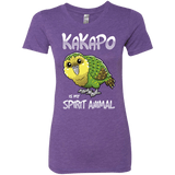 T-Shirts Purple Rush / S Kakapo Spirit Animal Women's Triblend T-Shirt