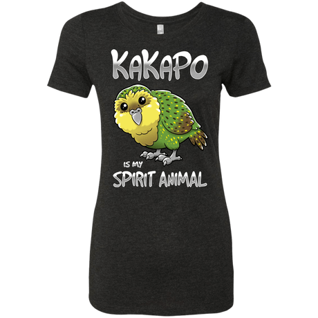 T-Shirts Vintage Black / S Kakapo Spirit Animal Women's Triblend T-Shirt