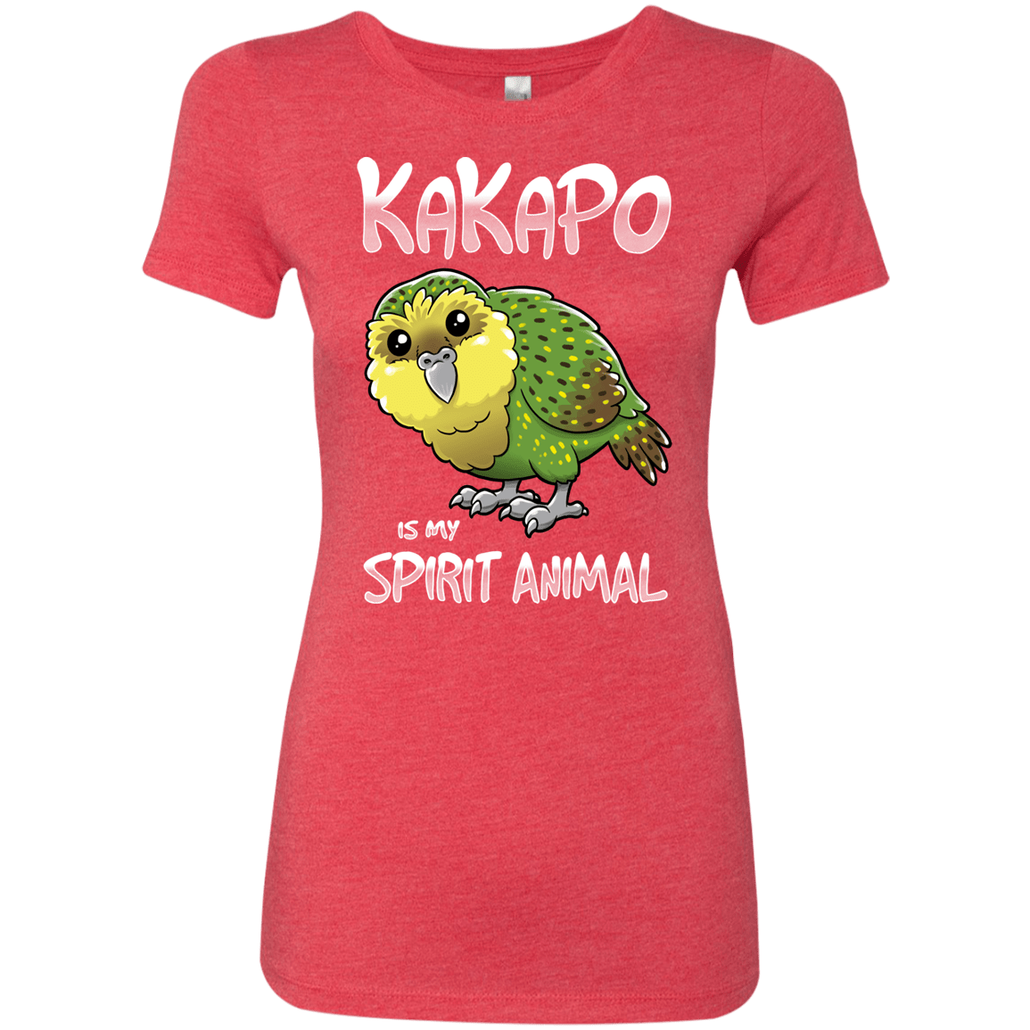 T-Shirts Vintage Red / S Kakapo Spirit Animal Women's Triblend T-Shirt