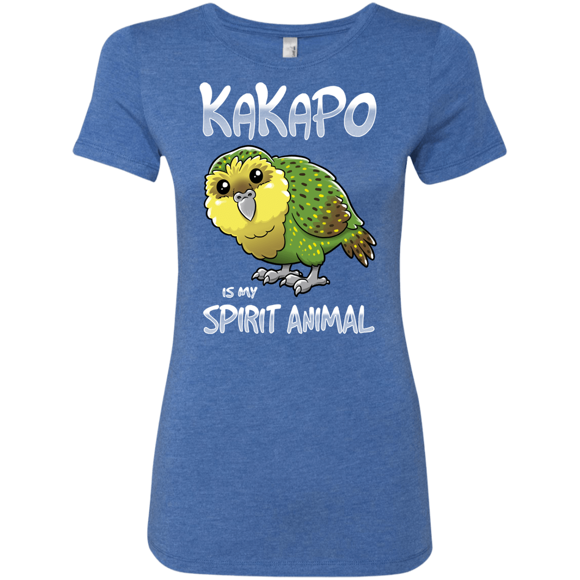 T-Shirts Vintage Royal / S Kakapo Spirit Animal Women's Triblend T-Shirt