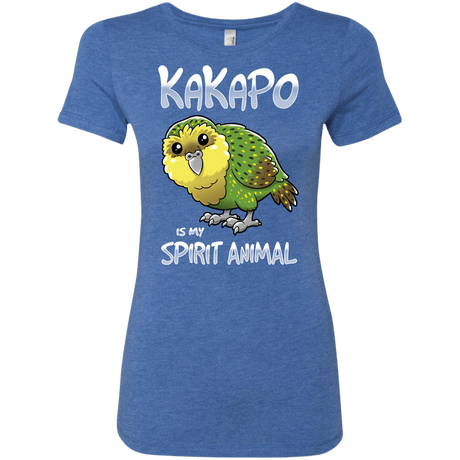 T-Shirts Vintage Royal / S Kakapo Spirit Animal Women's Triblend T-Shirt