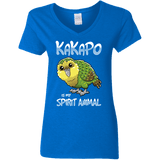 T-Shirts Royal / S Kakapo Spirit Animal Women's V-Neck T-Shirt