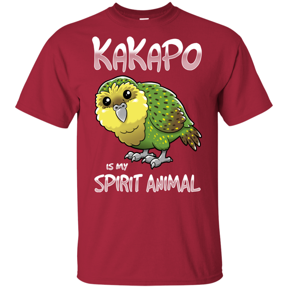 T-Shirts Cardinal / YXS Kakapo Spirit Animal Youth T-Shirt