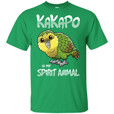 T-Shirts Irish Green / YXS Kakapo Spirit Animal Youth T-Shirt