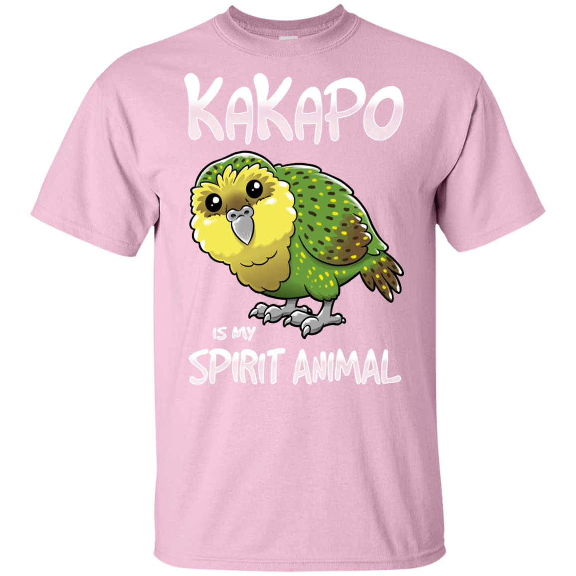 T-Shirts Light Pink / YXS Kakapo Spirit Animal Youth T-Shirt