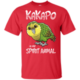 T-Shirts Red / YXS Kakapo Spirit Animal Youth T-Shirt