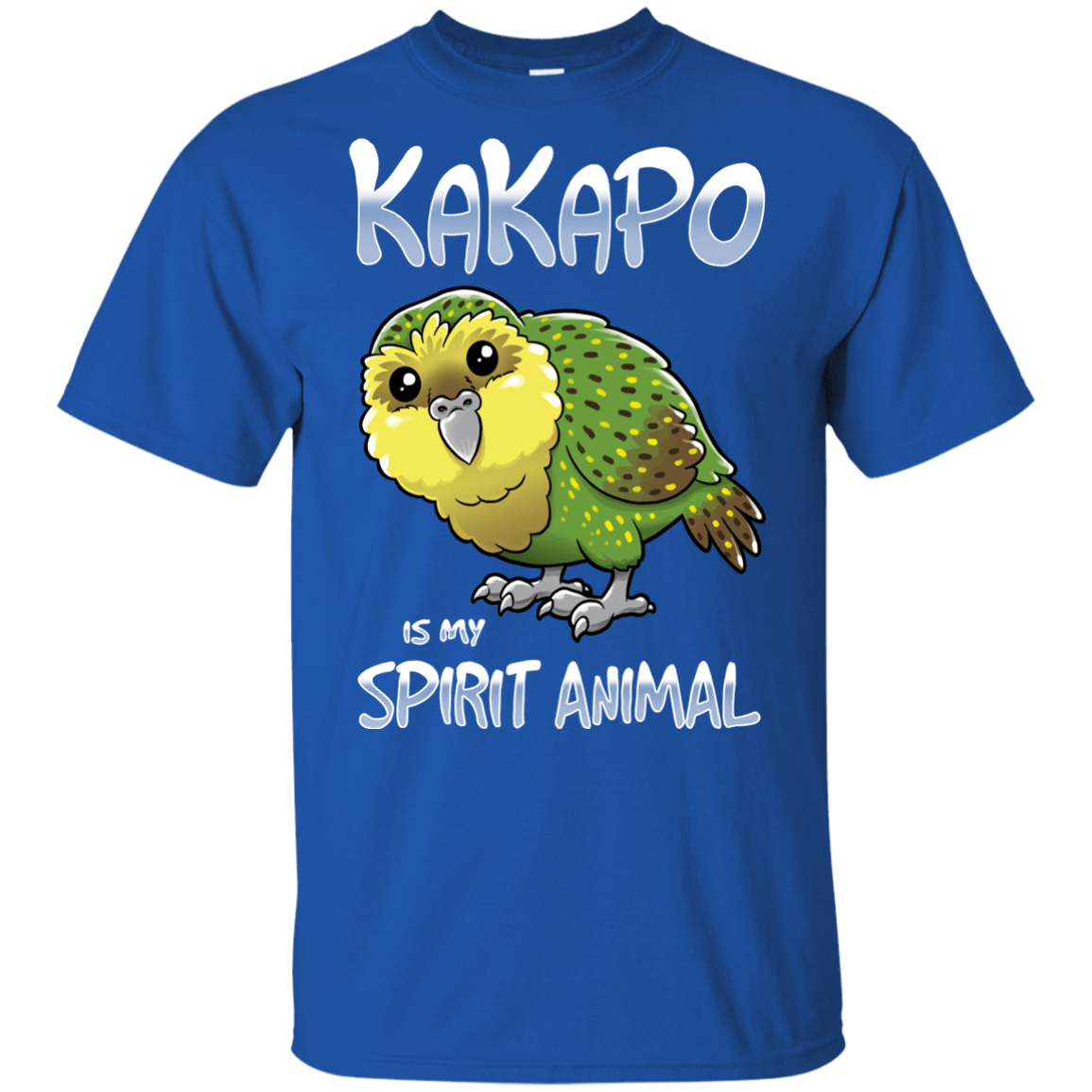 T-Shirts Royal / YXS Kakapo Spirit Animal Youth T-Shirt