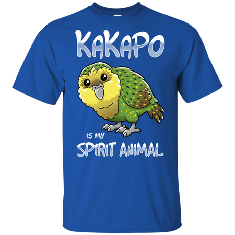 T-Shirts Royal / YXS Kakapo Spirit Animal Youth T-Shirt