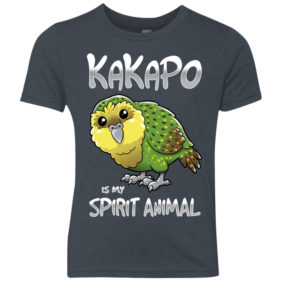 T-Shirts Vintage Navy / YXS Kakapo Spirit Animal Youth Triblend T-Shirt