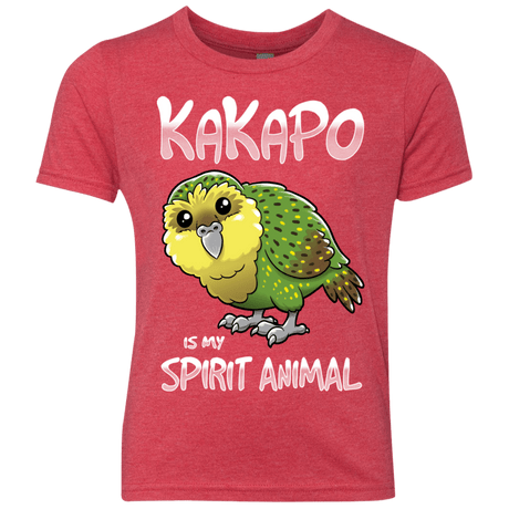T-Shirts Vintage Red / YXS Kakapo Spirit Animal Youth Triblend T-Shirt