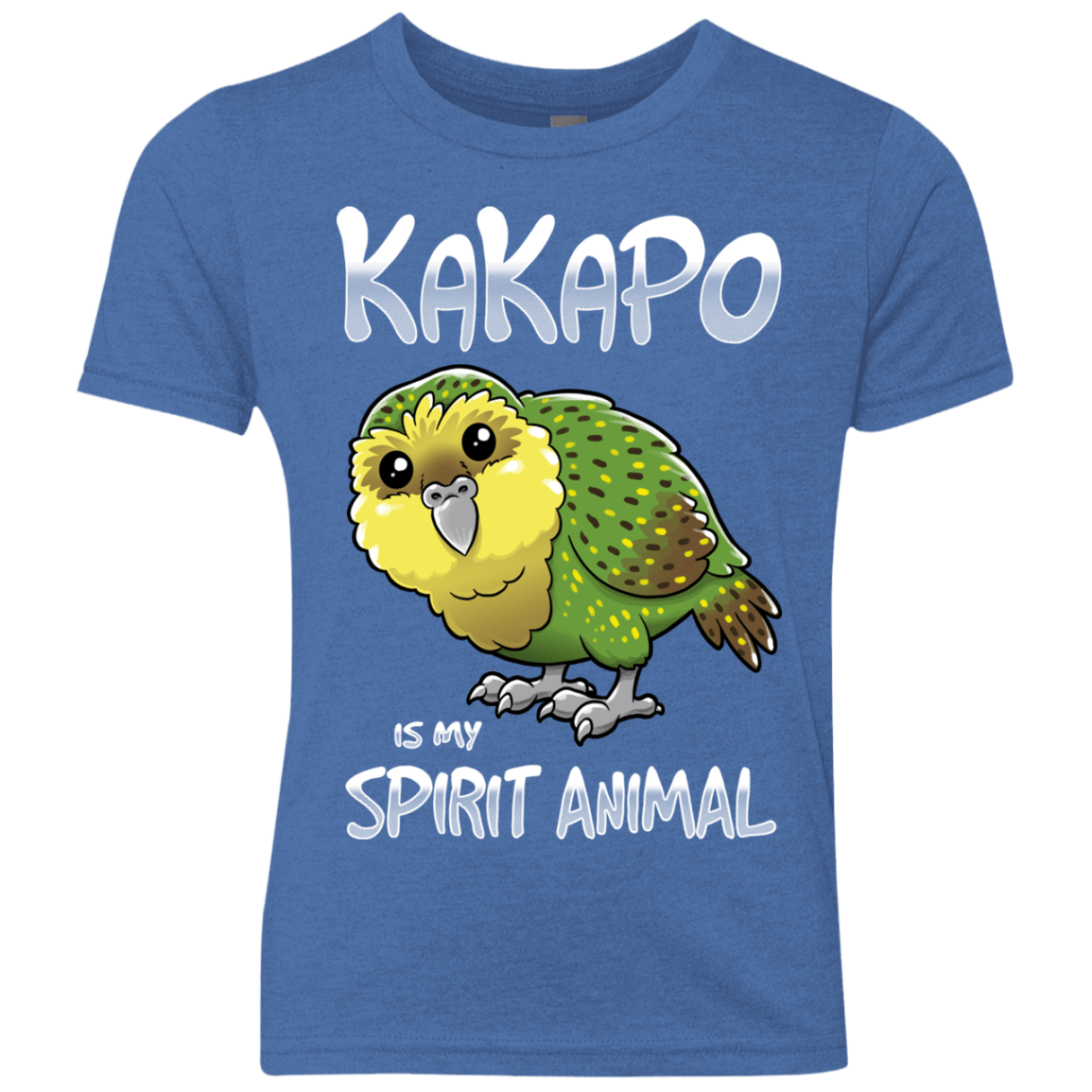 T-Shirts Vintage Royal / YXS Kakapo Spirit Animal Youth Triblend T-Shirt