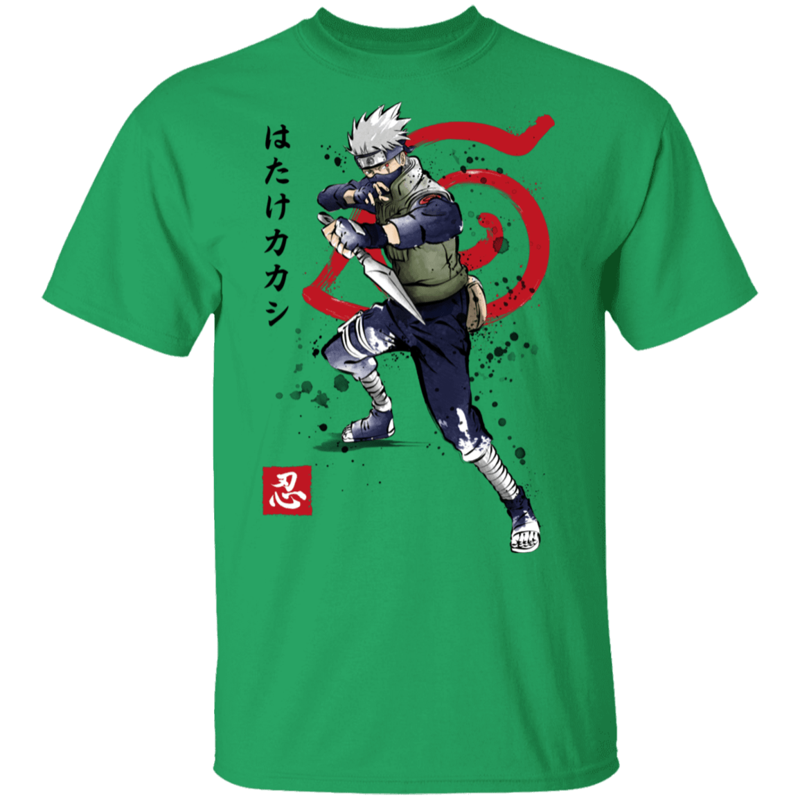 T-Shirts Irish Green / S Kakashi of the Sharingan T-Shirt