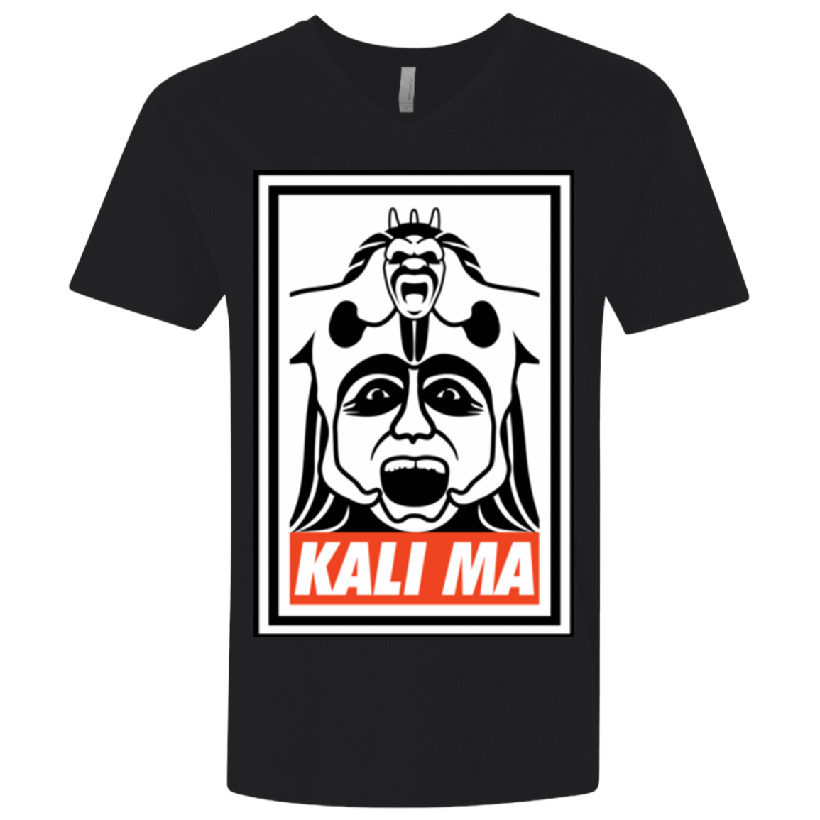 T-Shirts Black / X-Small Kali Ma Men's Premium V-Neck