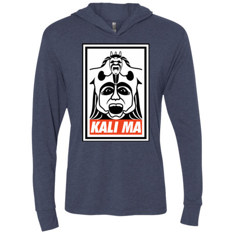 T-Shirts Vintage Navy / X-Small Kali Ma Triblend Long Sleeve Hoodie Tee