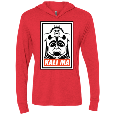 T-Shirts Vintage Red / X-Small Kali Ma Triblend Long Sleeve Hoodie Tee