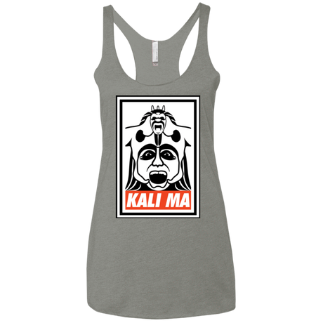 T-Shirts Venetian Grey / X-Small Kali Ma Women's Triblend Racerback Tank