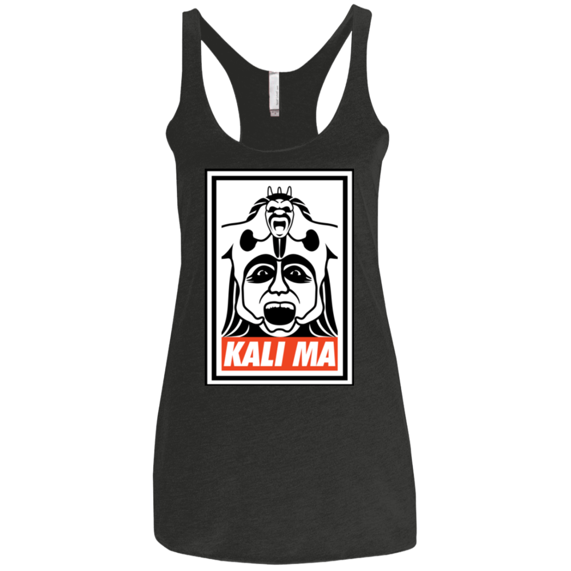 T-Shirts Vintage Black / X-Small Kali Ma Women's Triblend Racerback Tank