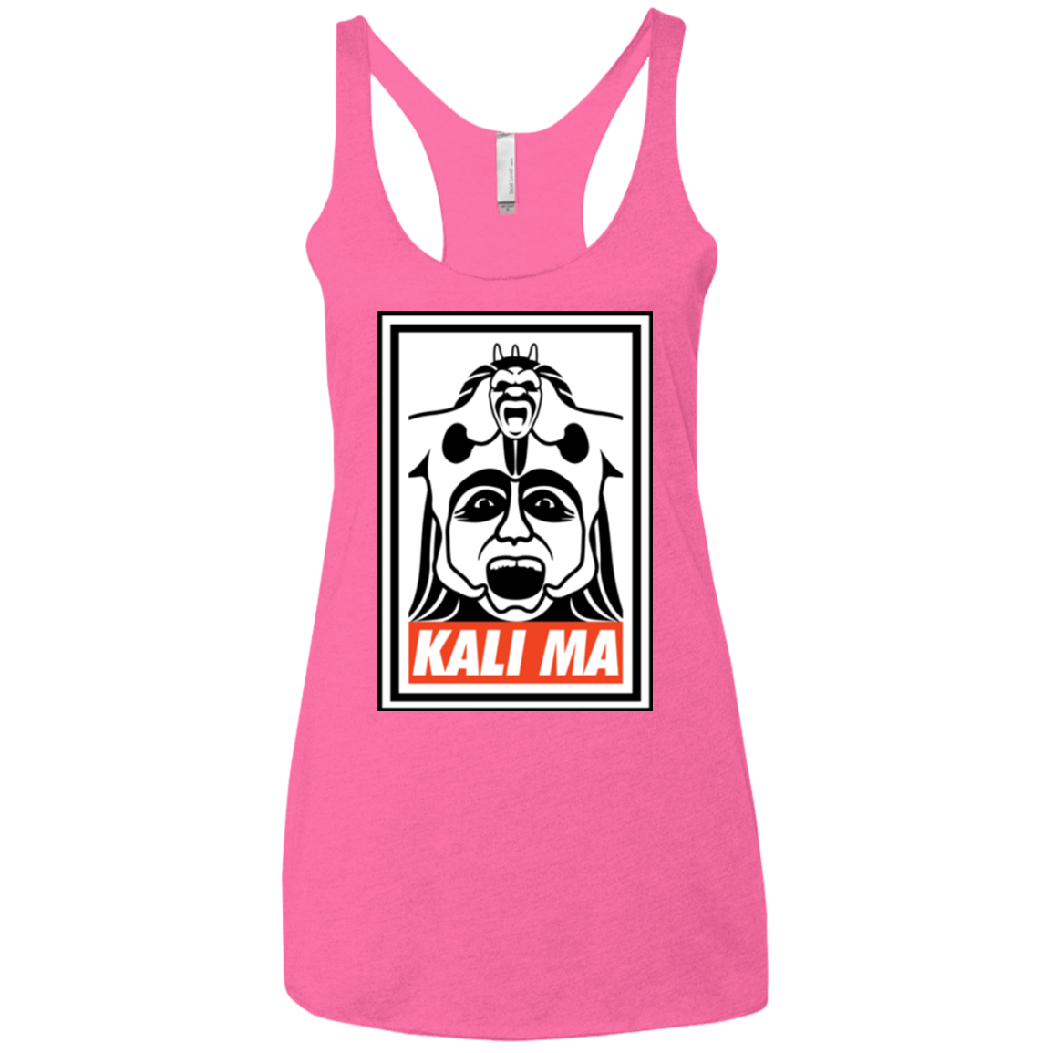 T-Shirts Vintage Pink / X-Small Kali Ma Women's Triblend Racerback Tank