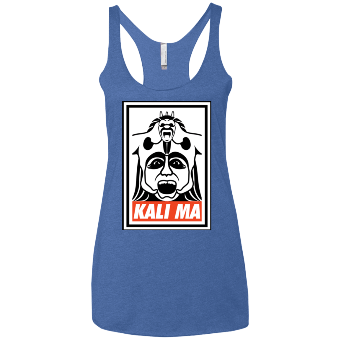 T-Shirts Vintage Royal / X-Small Kali Ma Women's Triblend Racerback Tank
