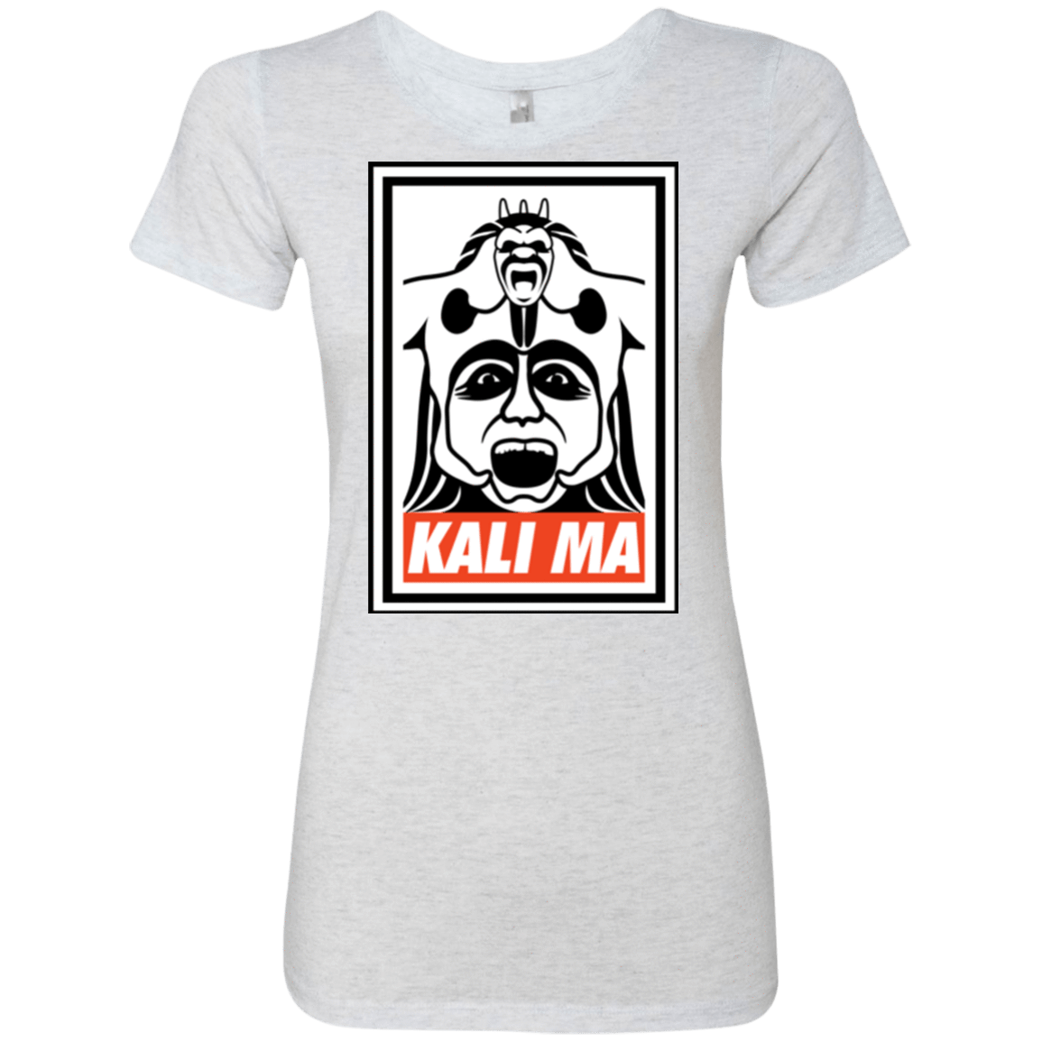 T-Shirts Heather White / Small Kali Ma Women's Triblend T-Shirt