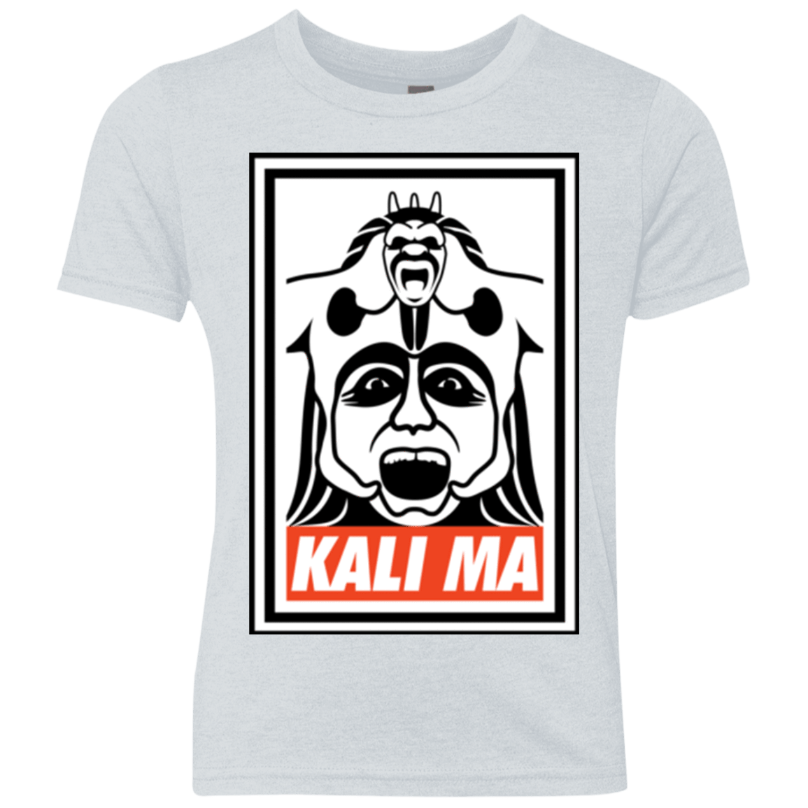 T-Shirts Heather White / YXS Kali Ma Youth Triblend T-Shirt