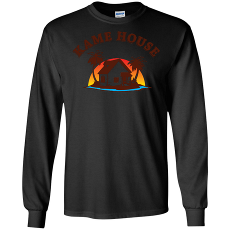 T-Shirts Black / S Kame House Men's Long Sleeve T-Shirt