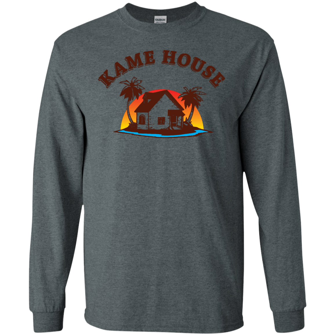 T-Shirts Dark Heather / S Kame House Men's Long Sleeve T-Shirt