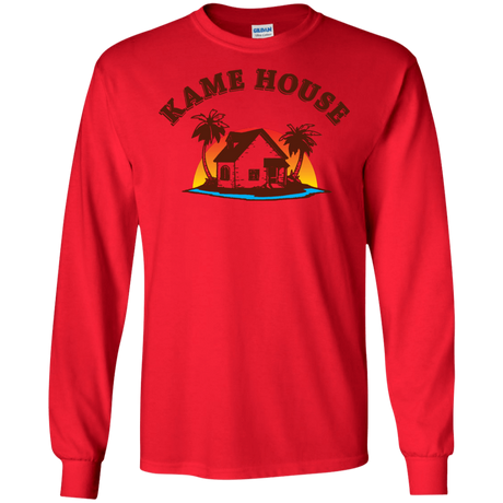 T-Shirts Red / S Kame House Men's Long Sleeve T-Shirt