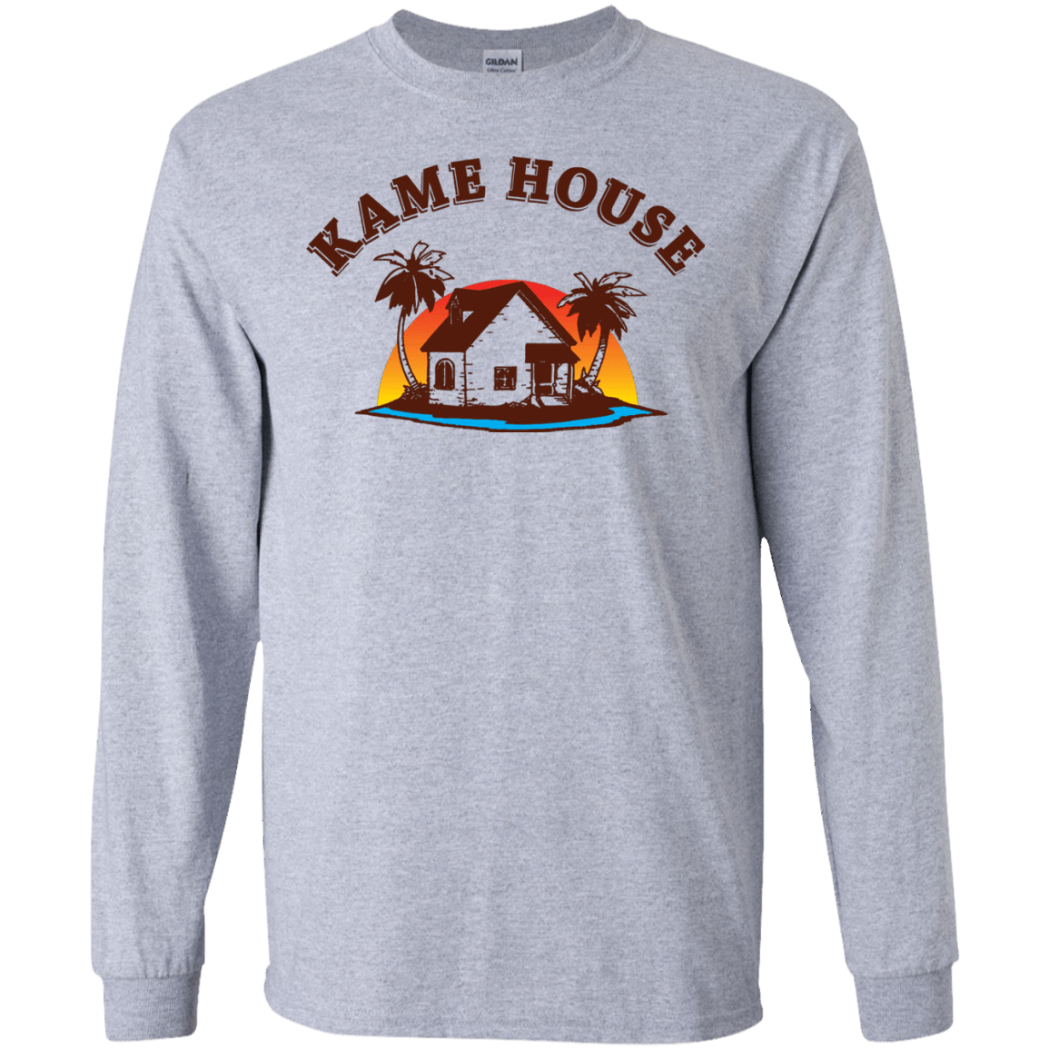 T-Shirts Sport Grey / S Kame House Men's Long Sleeve T-Shirt