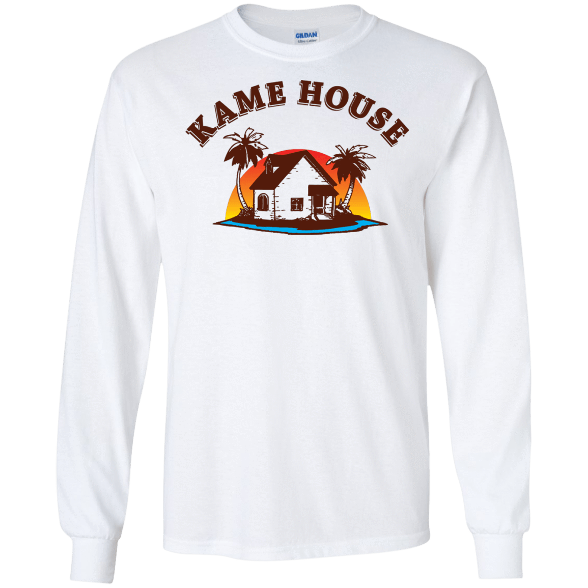 T-Shirts White / S Kame House Men's Long Sleeve T-Shirt