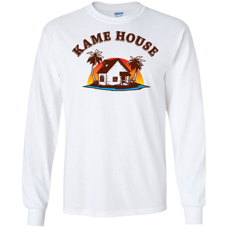 T-Shirts White / S Kame House Men's Long Sleeve T-Shirt