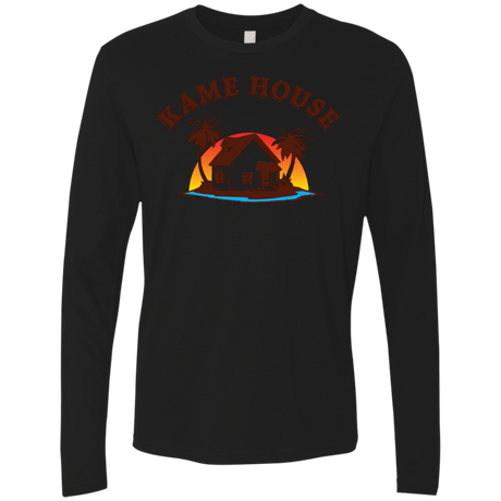 T-Shirts Black / S Kame House Men's Premium Long Sleeve