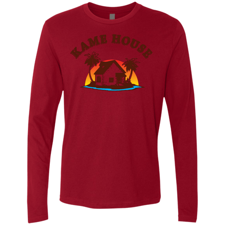 T-Shirts Cardinal / S Kame House Men's Premium Long Sleeve