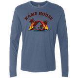 T-Shirts Indigo / S Kame House Men's Premium Long Sleeve