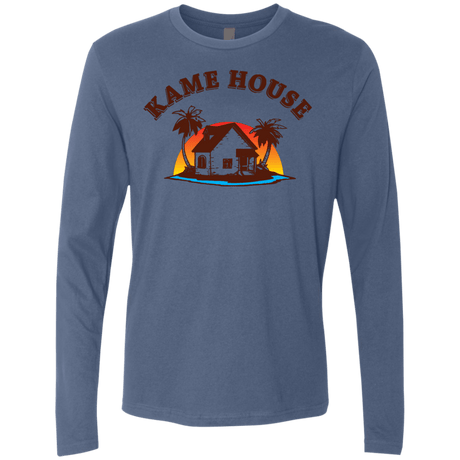 T-Shirts Indigo / S Kame House Men's Premium Long Sleeve
