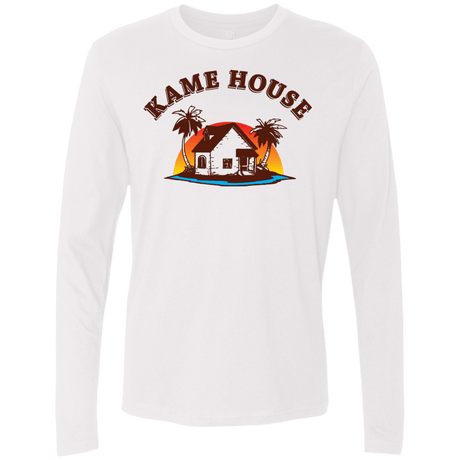 T-Shirts White / S Kame House Men's Premium Long Sleeve