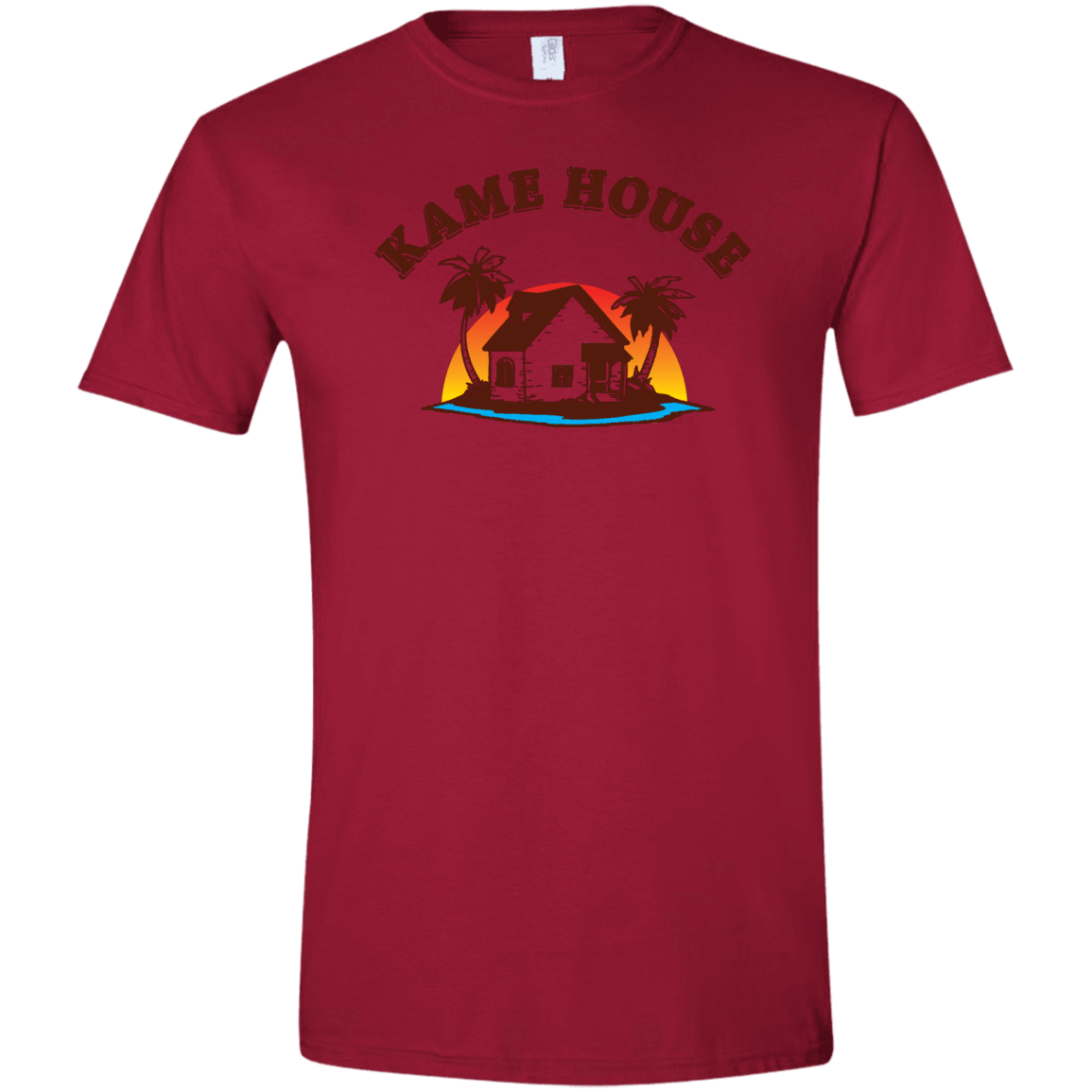 T-Shirts Cardinal Red / S Kame House Men's Semi-Fitted Softstyle