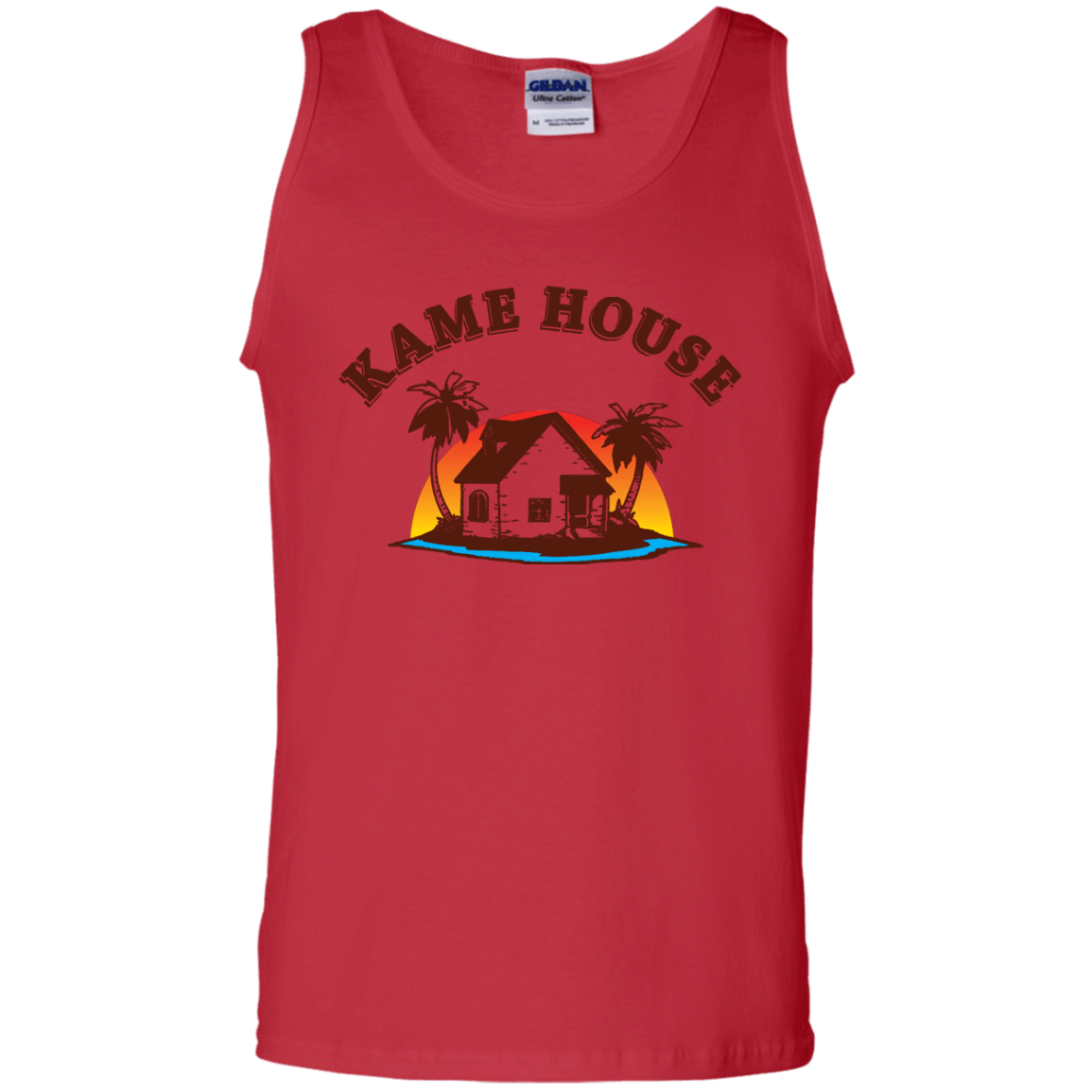 T-Shirts Red / S Kame House Men's Tank Top