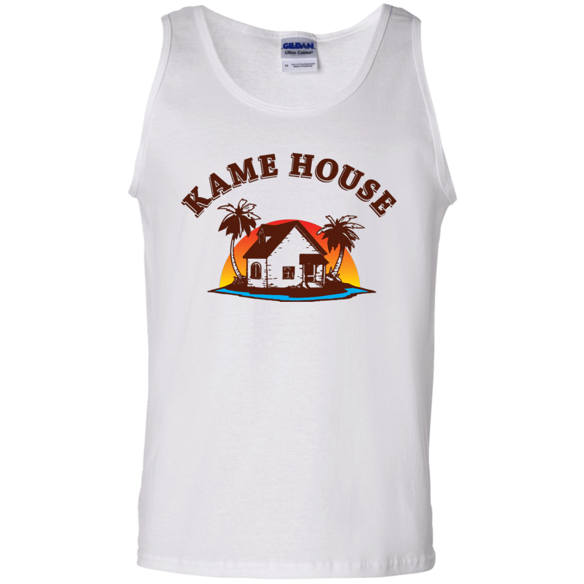 T-Shirts White / S Kame House Men's Tank Top